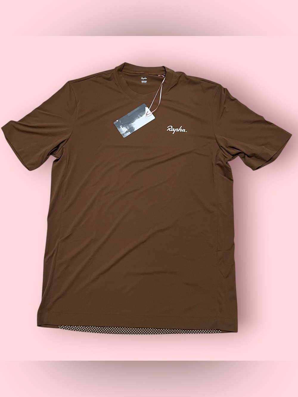 Rapha Mens Commuter Reflective Tee (Brown)